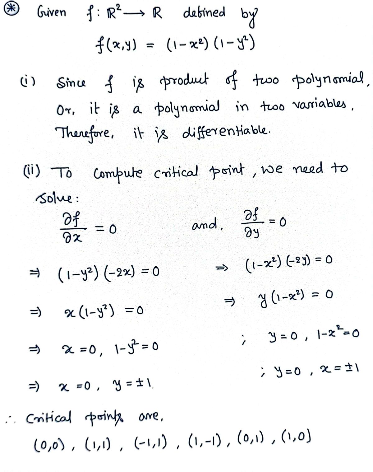 Advanced Math homework question answer, step 1, image 1