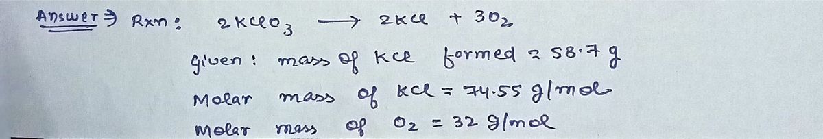 Chemistry homework question answer, step 1, image 1