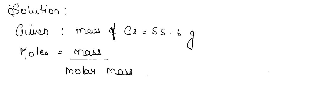 Chemistry homework question answer, step 1, image 1