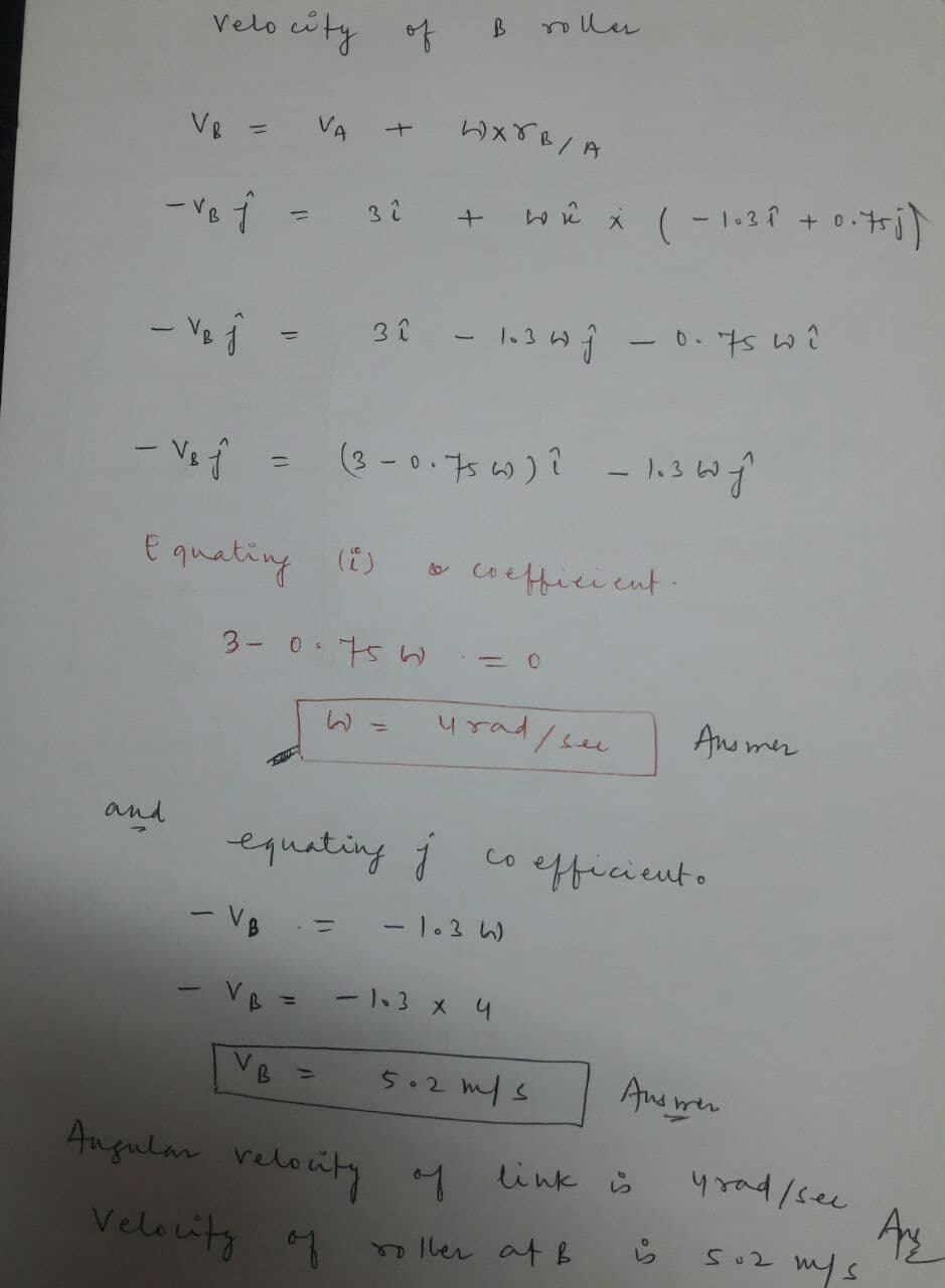 Answer to if-roller-a-moves-the-right-with-constant-velocity-va3-ms ...