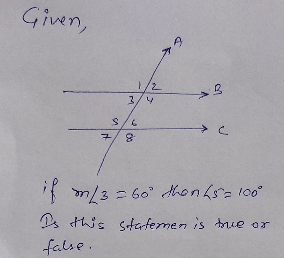 Geometry homework question answer, step 1, image 1