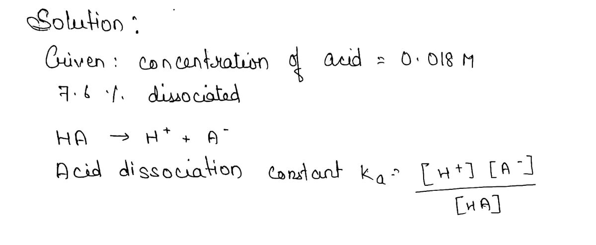 Chemistry homework question answer, step 1, image 1