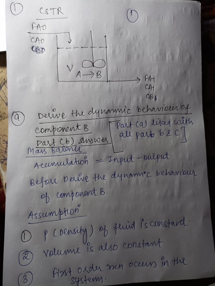 Chemical Engineering homework question answer, step 1, image 1