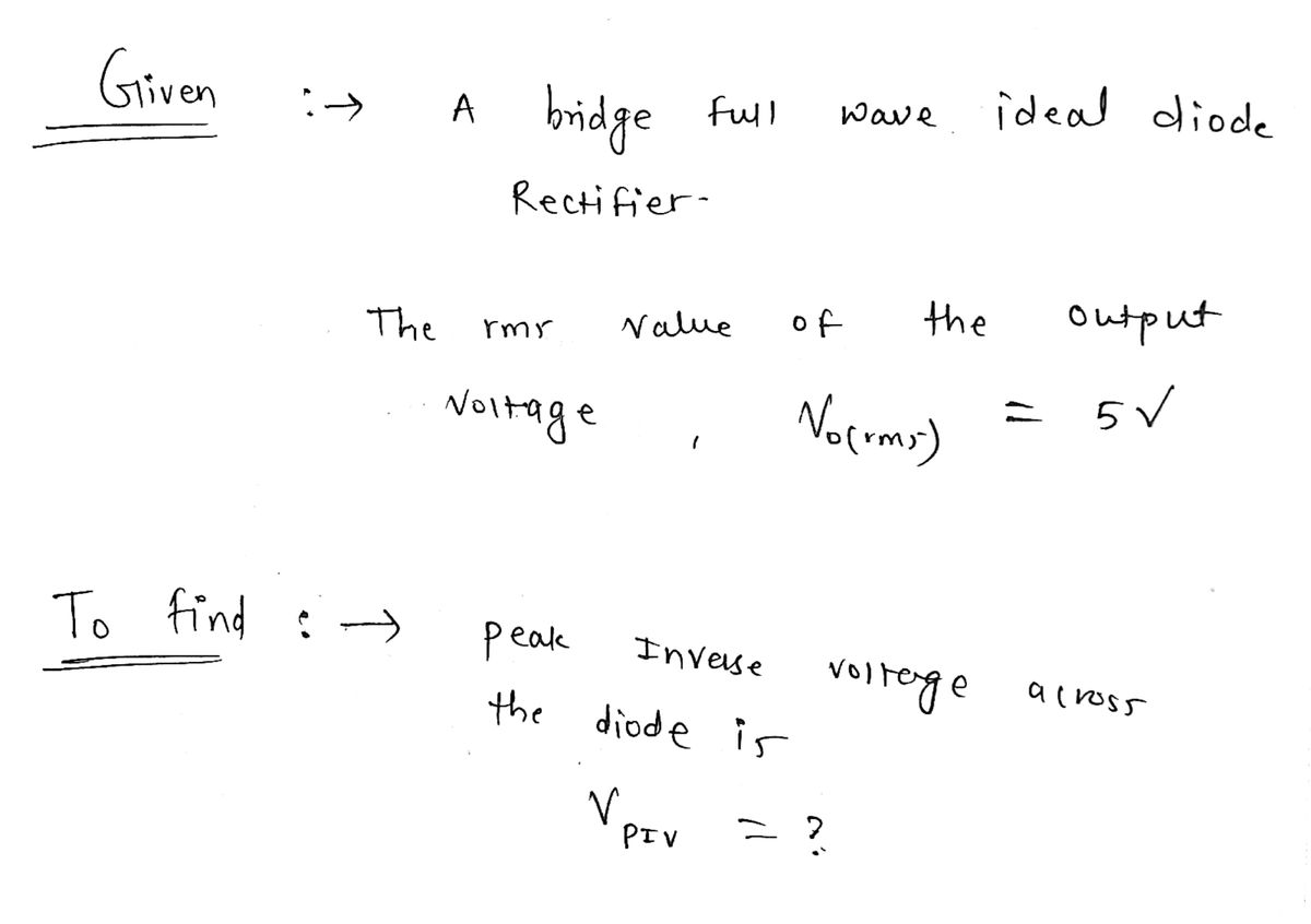 Electrical Engineering homework question answer, step 1, image 1