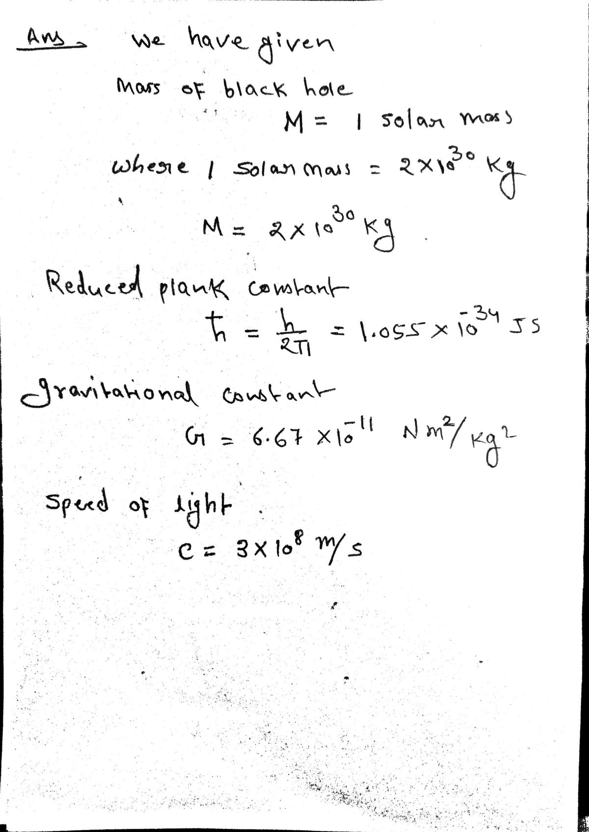 Advanced Physics homework question answer, step 1, image 1