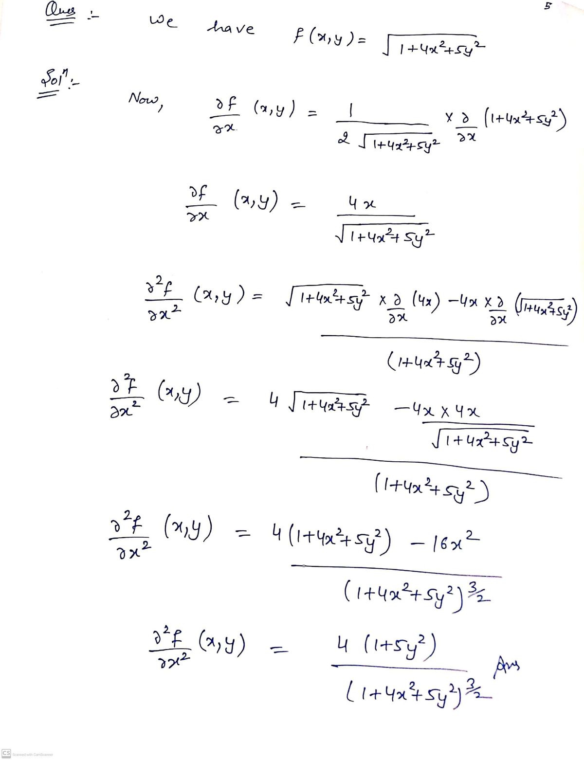 Calculus homework question answer, step 1, image 1