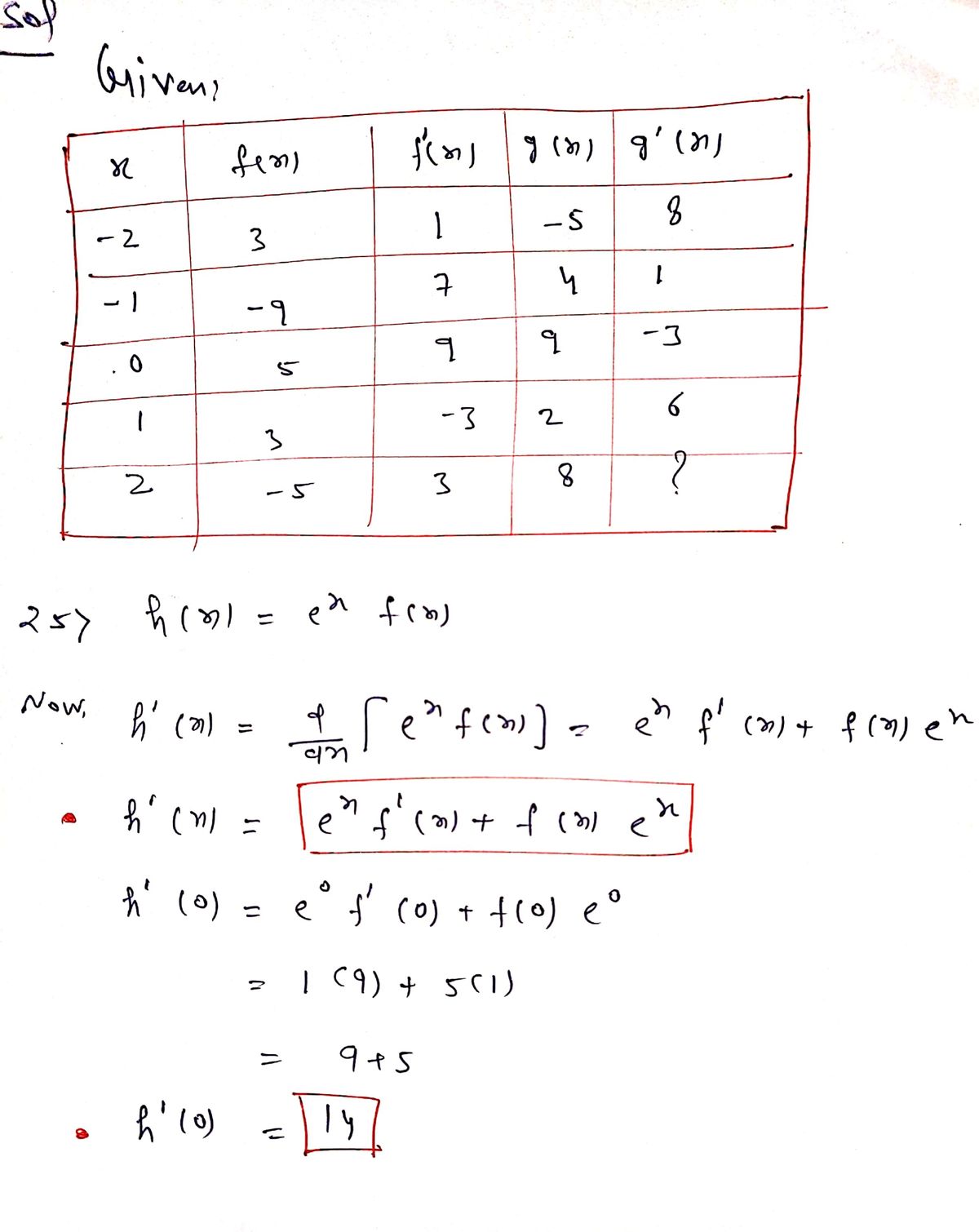 Calculus homework question answer, step 1, image 1