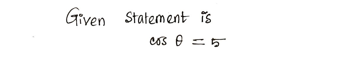 Trigonometry homework question answer, step 1, image 1