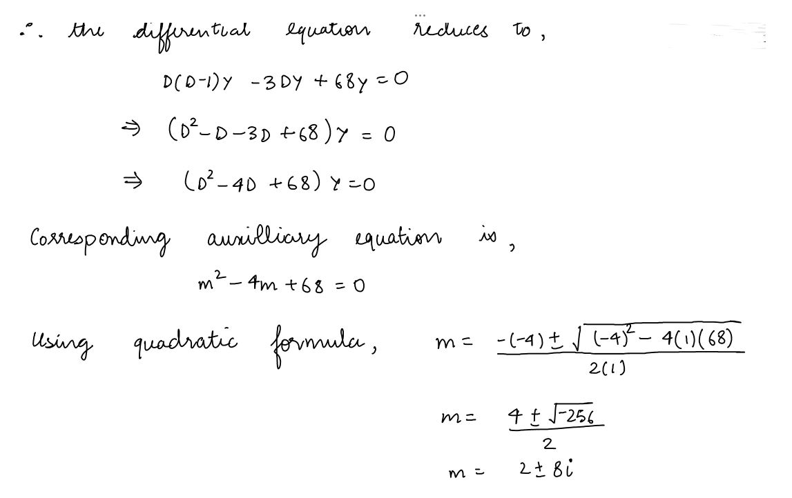 Answered Find The Ivp For The Differential… Bartleby