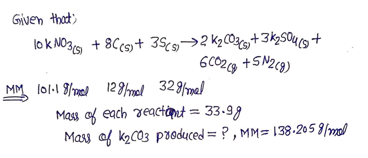 Chemistry homework question answer, step 1, image 1