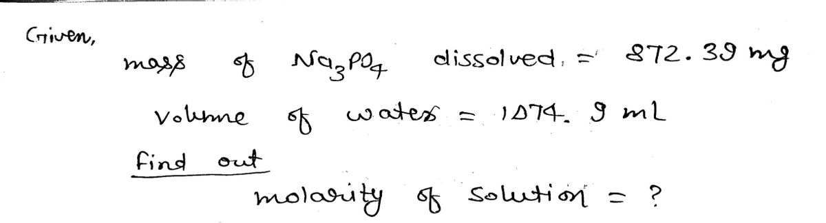 Chemistry homework question answer, step 1, image 1