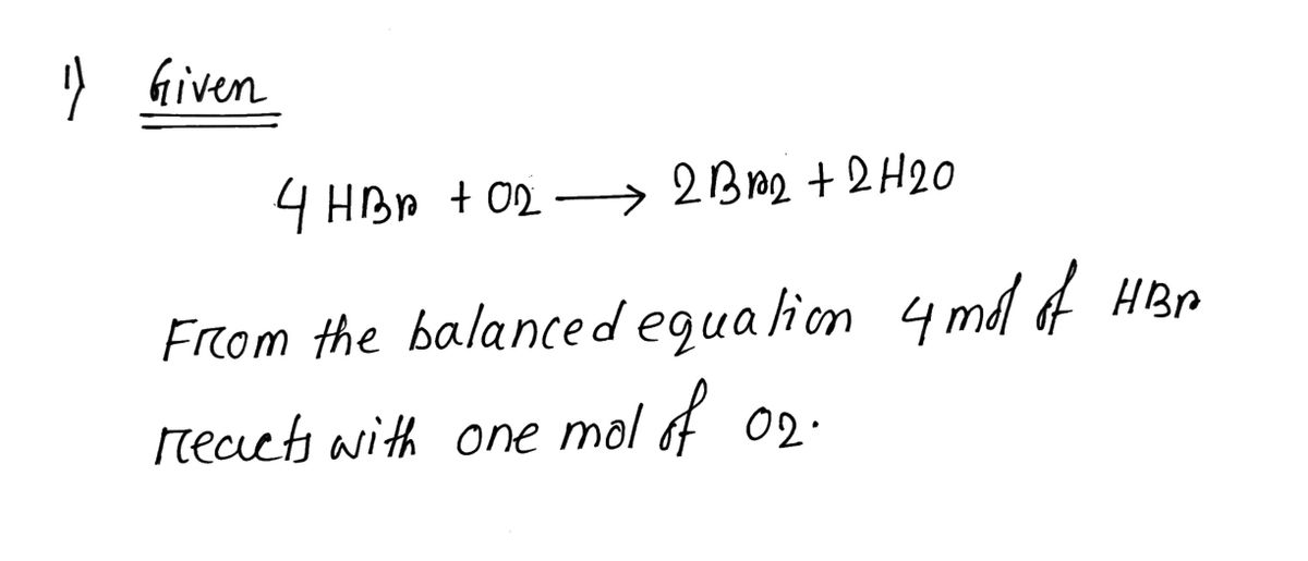 Chemistry homework question answer, step 1, image 1