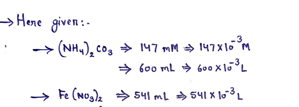 Chemistry homework question answer, step 1, image 1