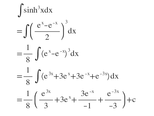 Answered: Evaluate ∫sinh3xdx. | bartleby