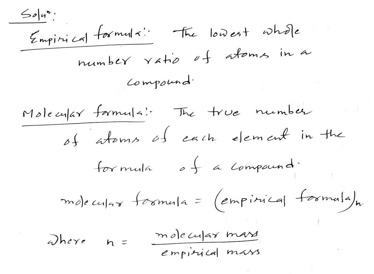 Chemistry homework question answer, step 1, image 1