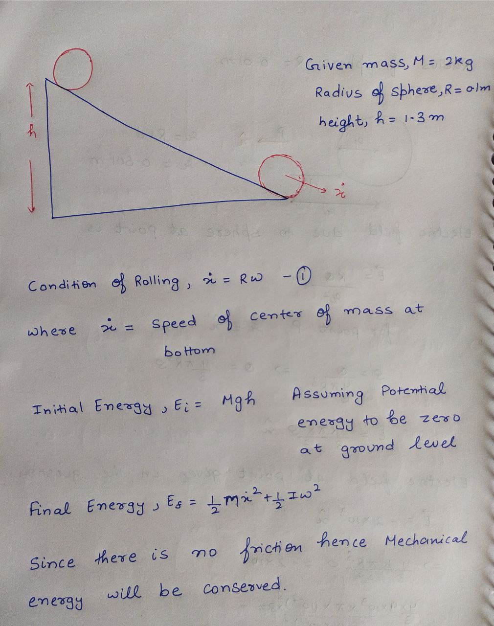 Physics homework question answer, step 1, image 1