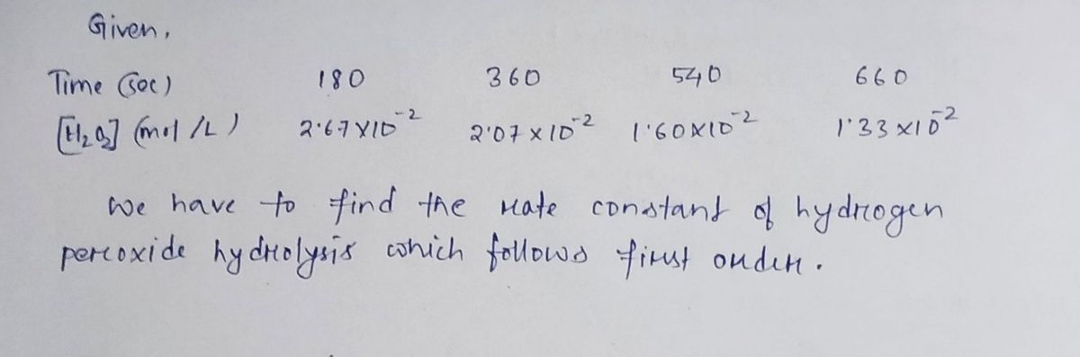 Chemistry homework question answer, step 1, image 1