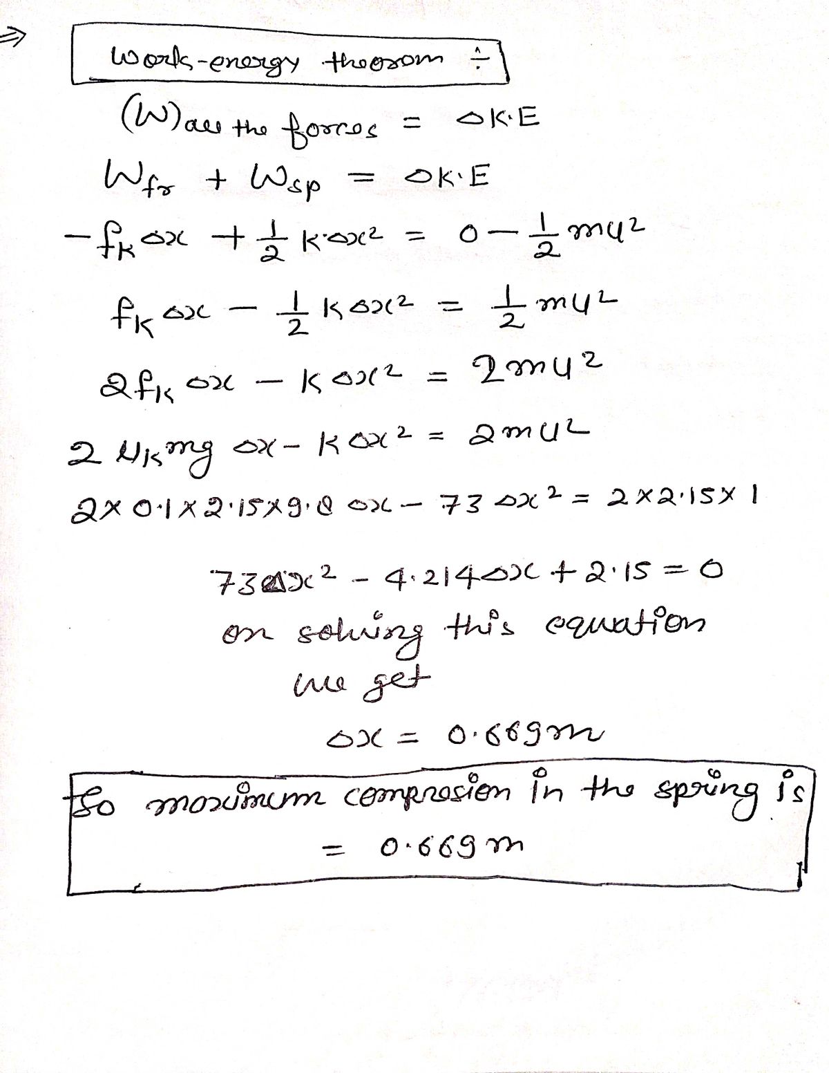 Physics homework question answer, step 1, image 1