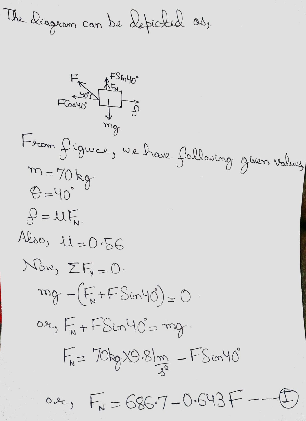 Physics homework question answer, step 1, image 1