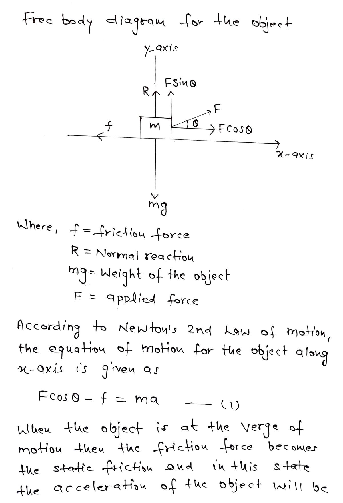 Physics homework question answer, step 1, image 1