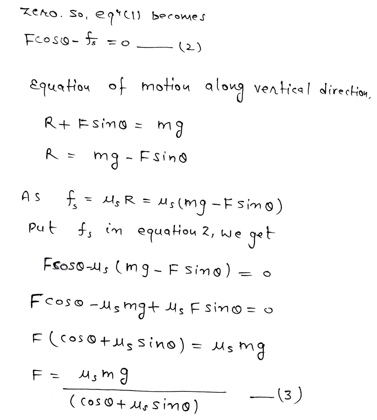 Physics homework question answer, step 1, image 2