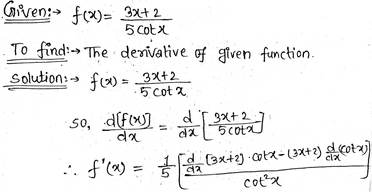 Calculus homework question answer, step 1, image 1