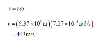 Answered: The Earth’s radius is 6.37 x 106m; it… | bartleby