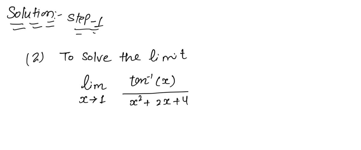 Calculus homework question answer, step 1, image 1