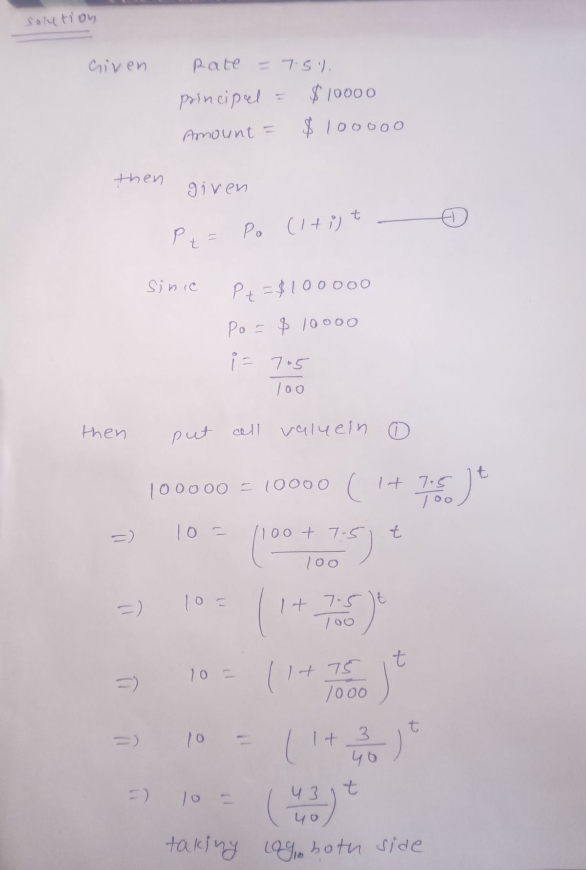 Advanced Math homework question answer, step 1, image 1