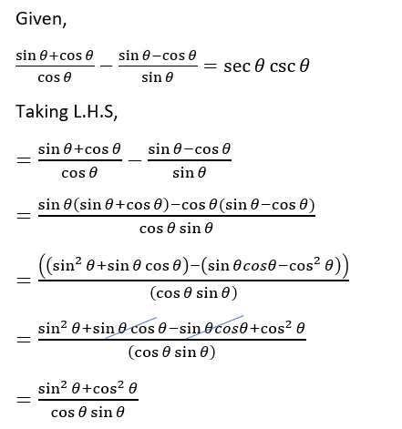 Answered: 10) Verify the identity sin0+cos0… | bartleby