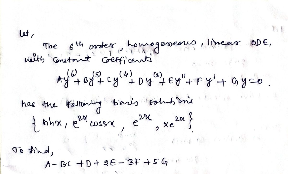 Advanced Math homework question answer, step 1, image 1