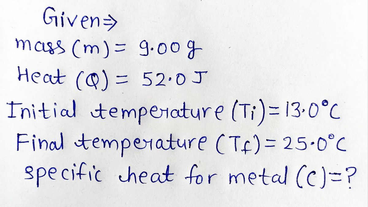 Chemistry homework question answer, step 1, image 1