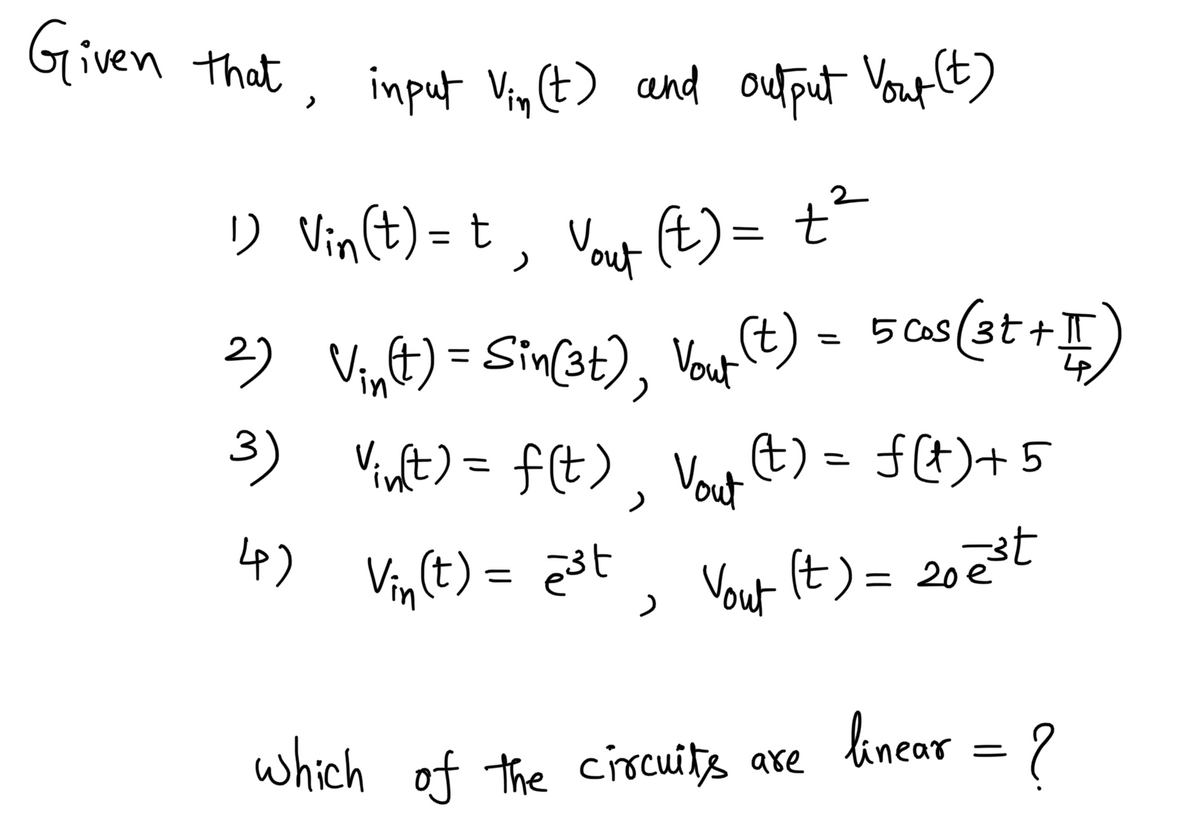 Electrical Engineering homework question answer, step 1, image 1