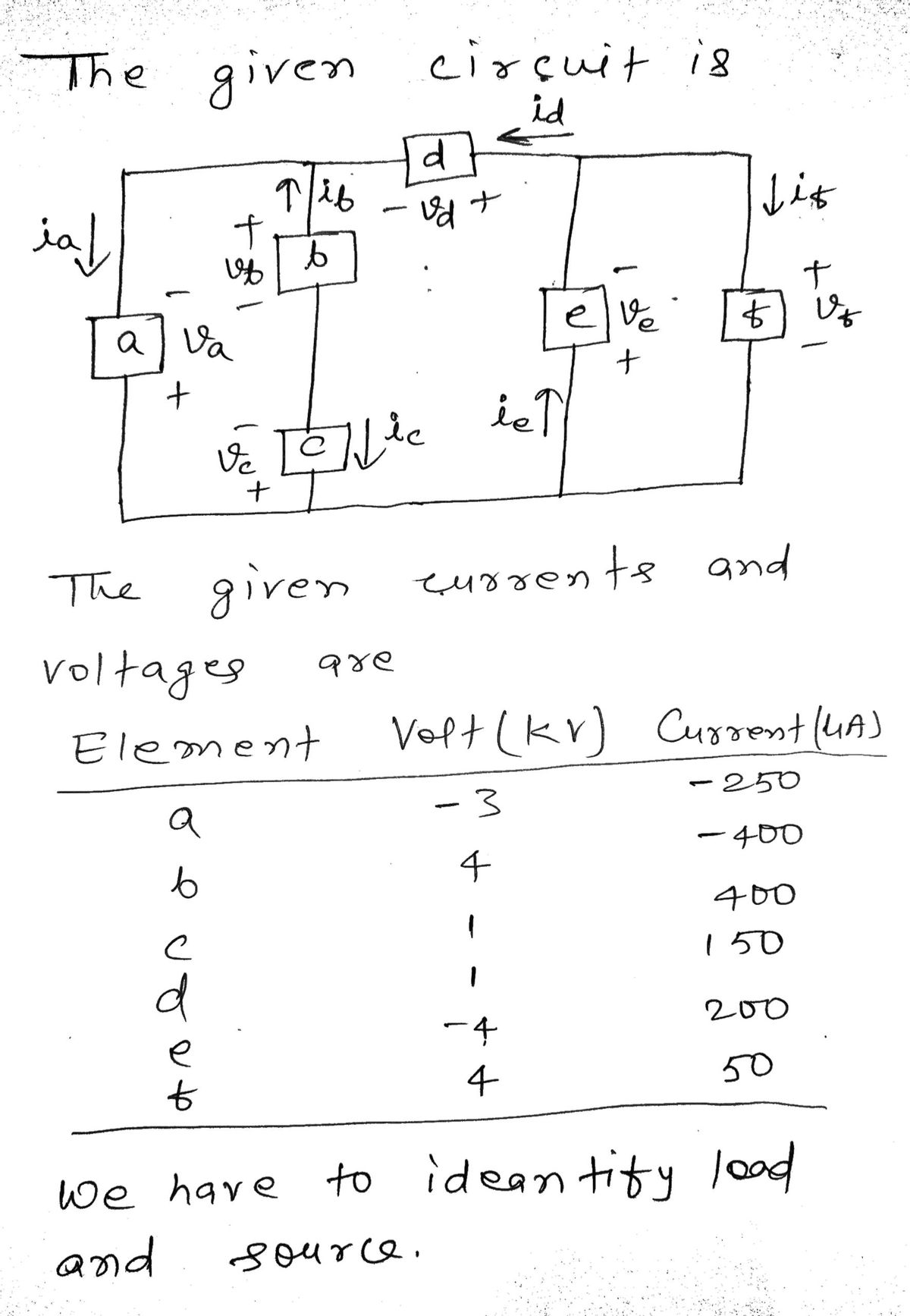 Electrical Engineering homework question answer, step 1, image 1