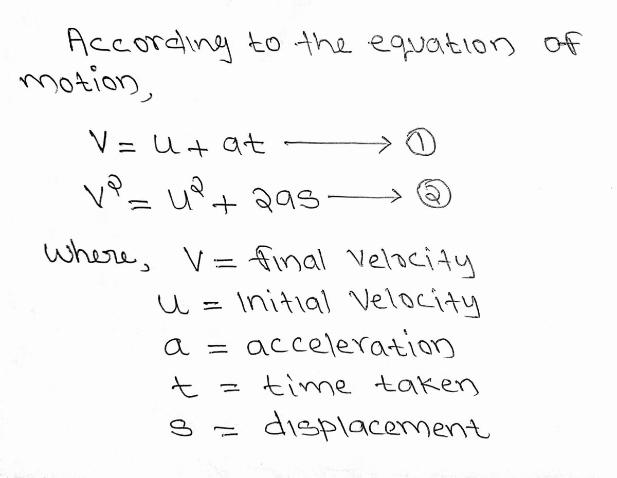 Physics homework question answer, step 1, image 1