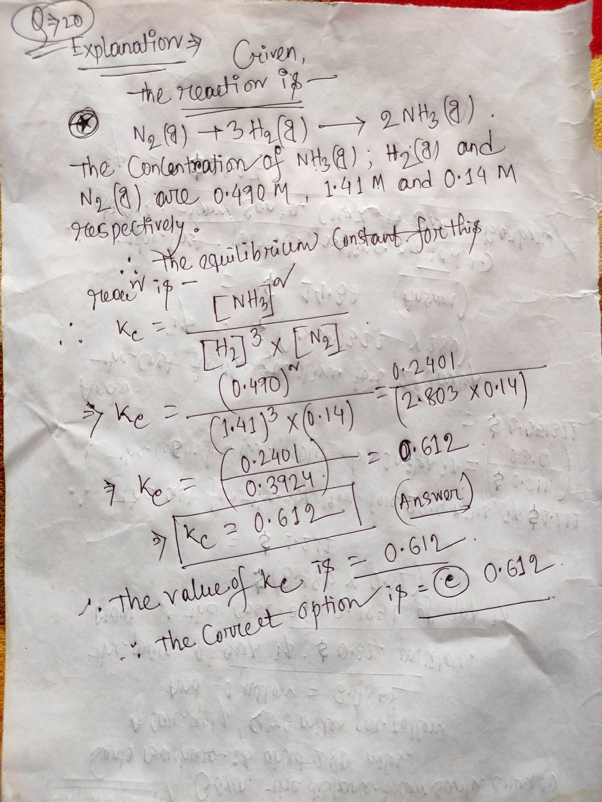 Chemistry homework question answer, step 1, image 1