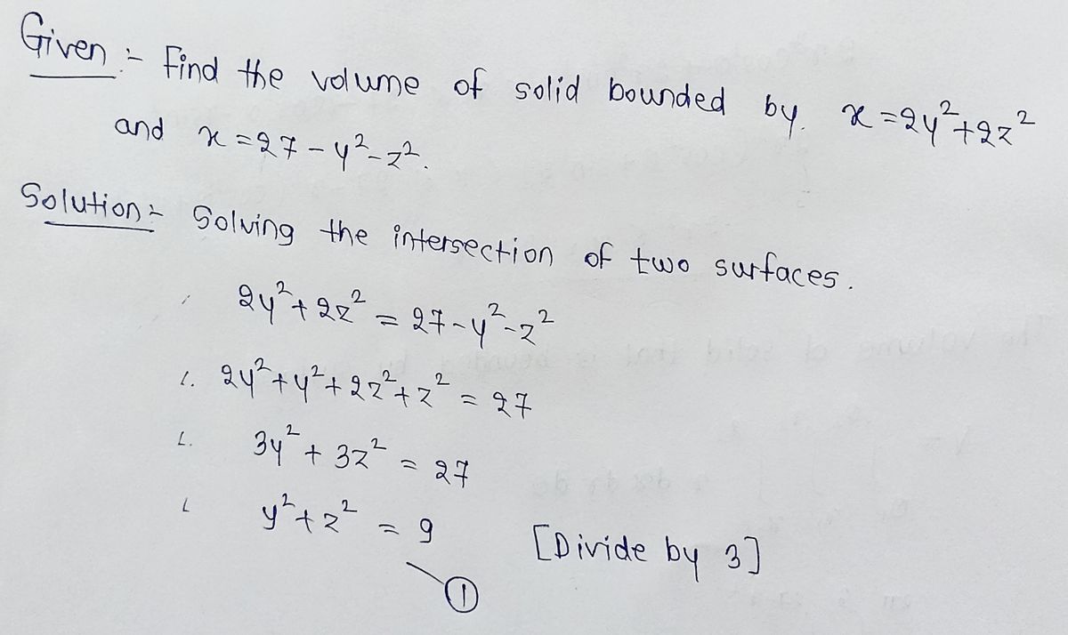 Advanced Math homework question answer, step 1, image 1