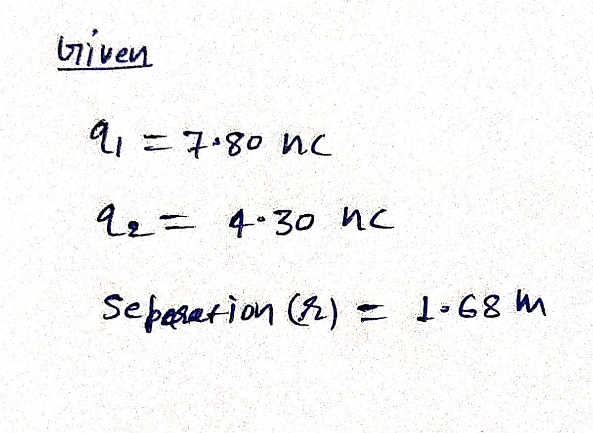 Physics homework question answer, step 1, image 1