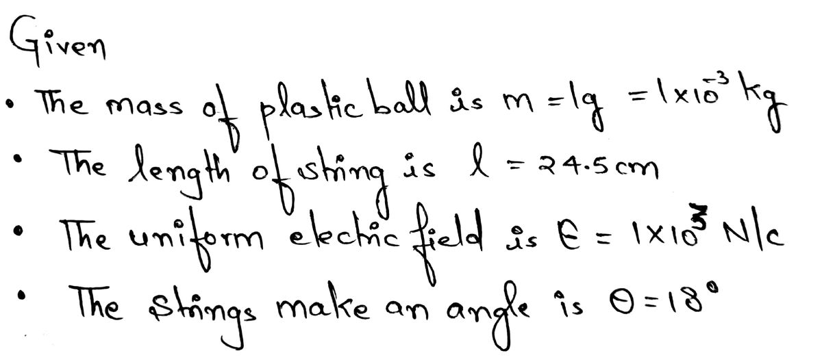 Physics homework question answer, step 1, image 1