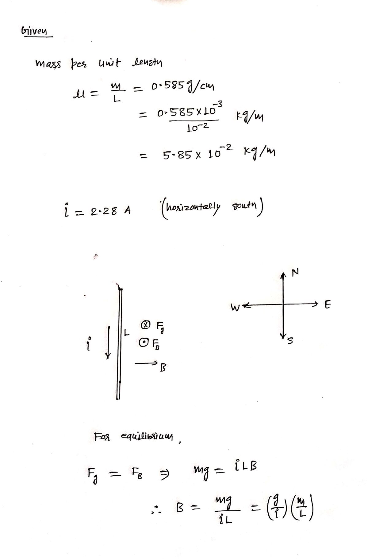 Physics homework question answer, step 1, image 1