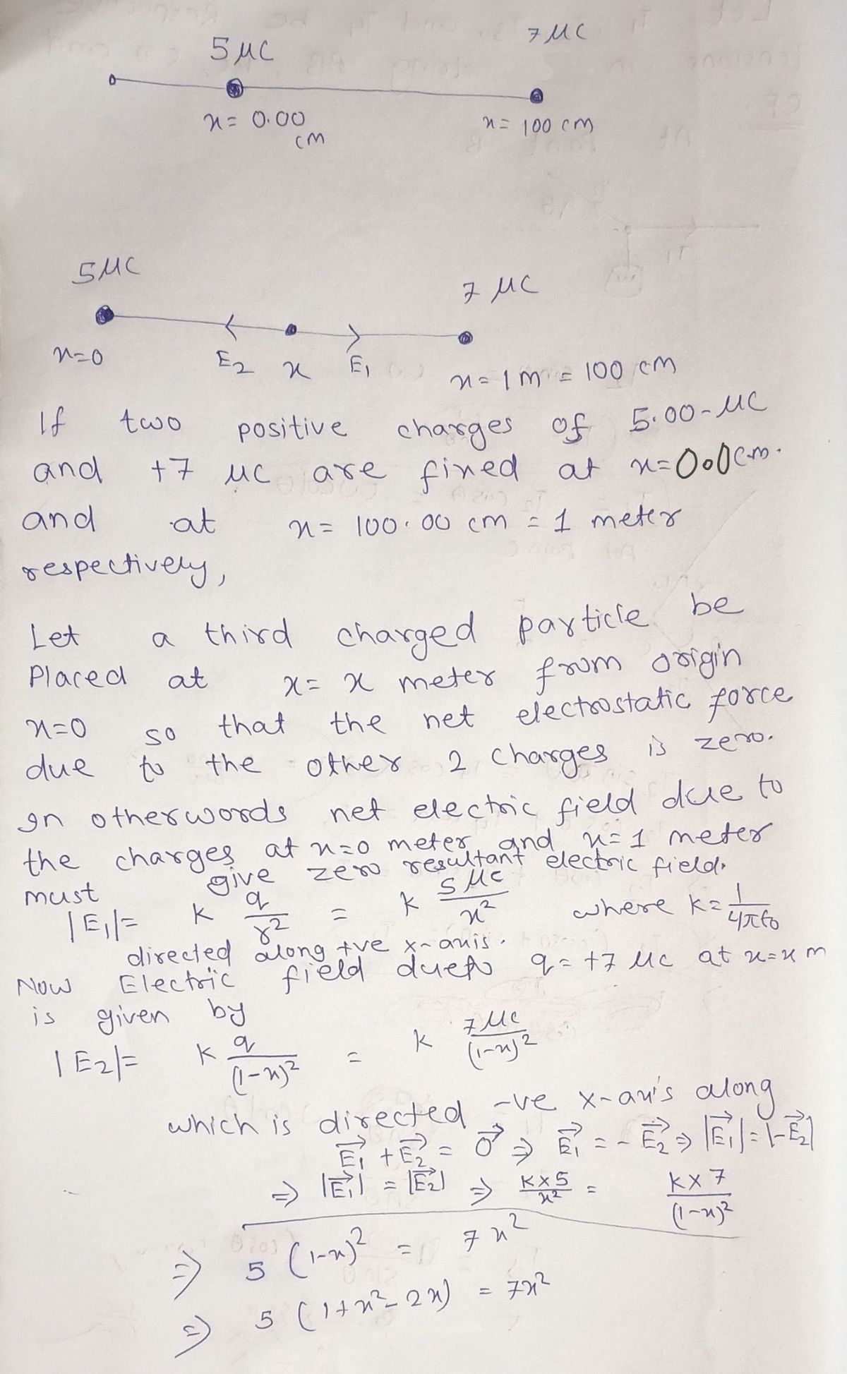 Physics homework question answer, step 1, image 2