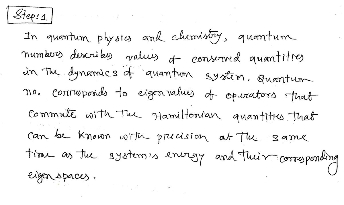 Chemistry homework question answer, step 1, image 1