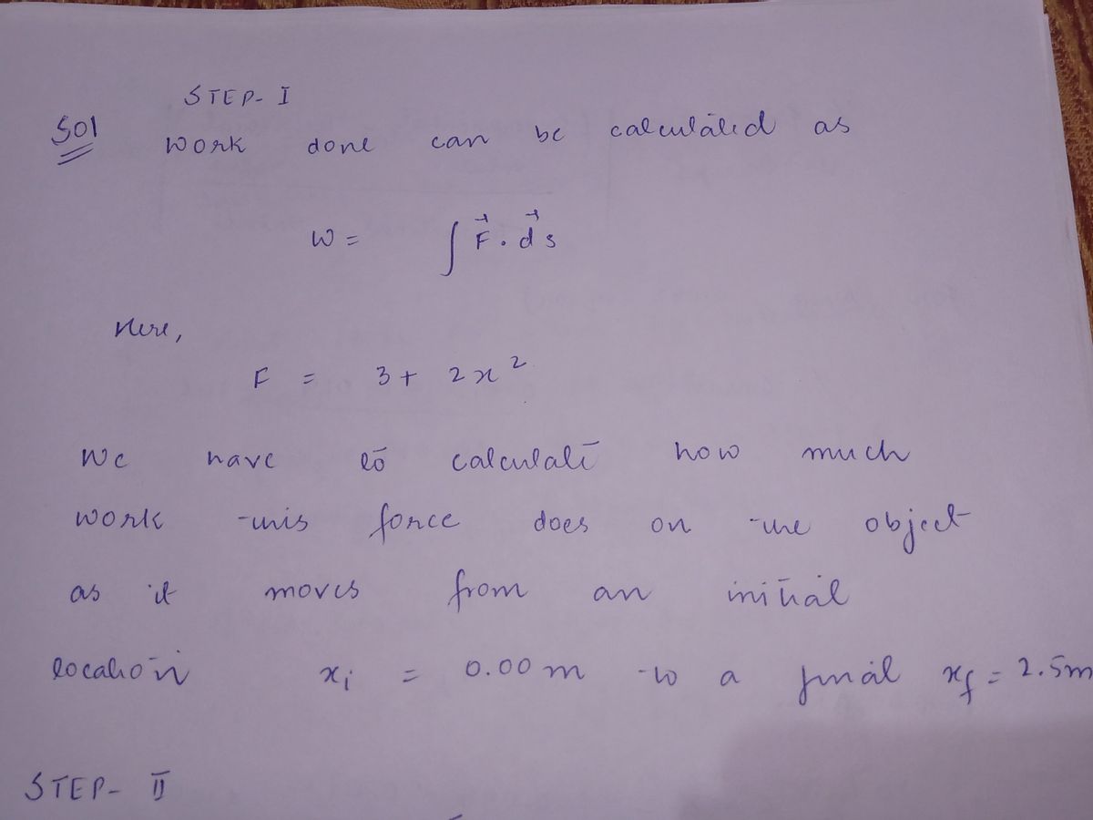 Physics homework question answer, step 1, image 1