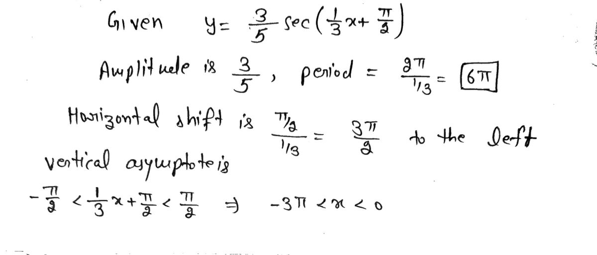 Trigonometry homework question answer, step 1, image 1