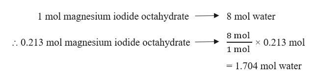 Answered One of the hydrates of MgI2 is… bartleby