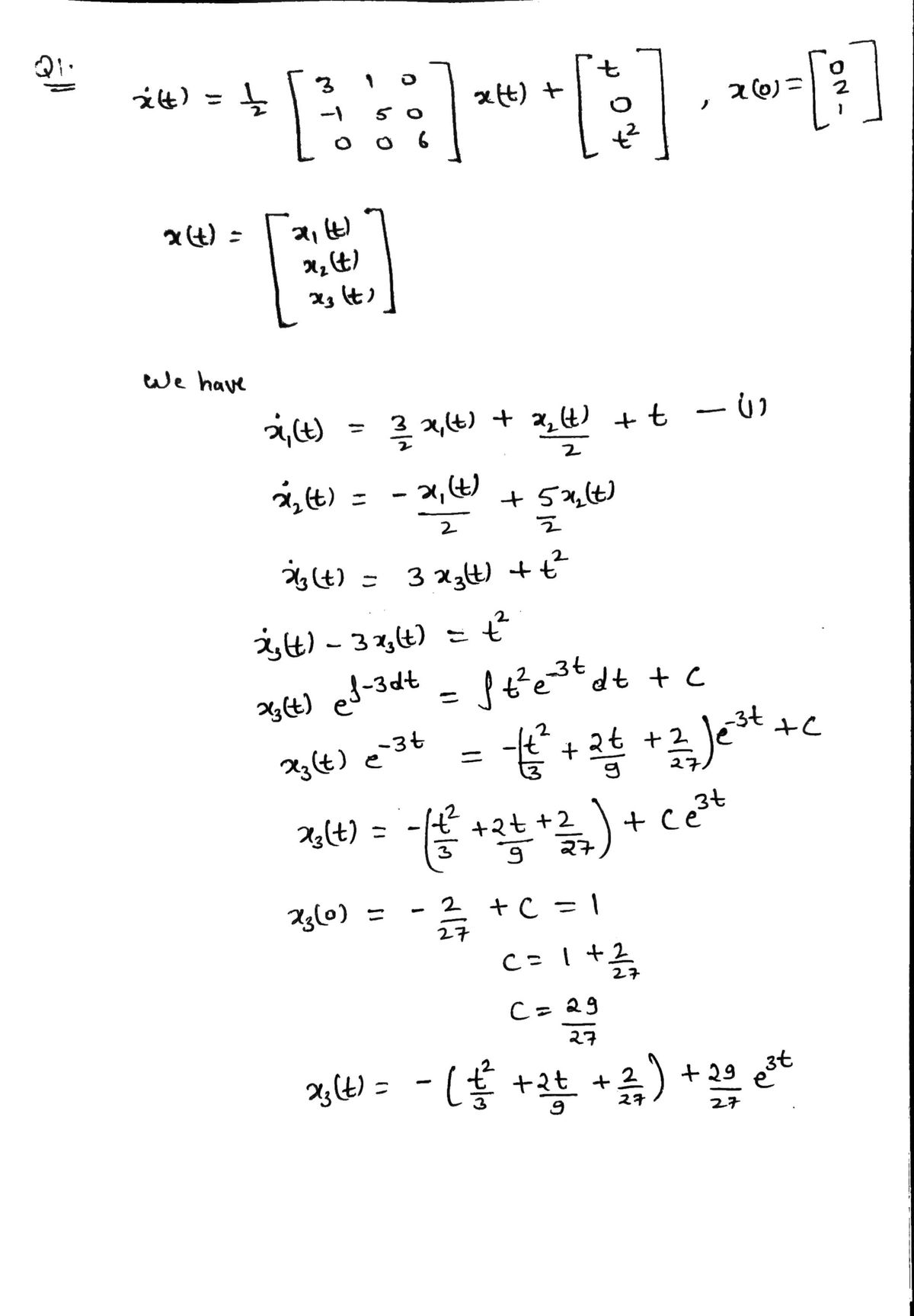 Advanced Math homework question answer, step 1, image 1