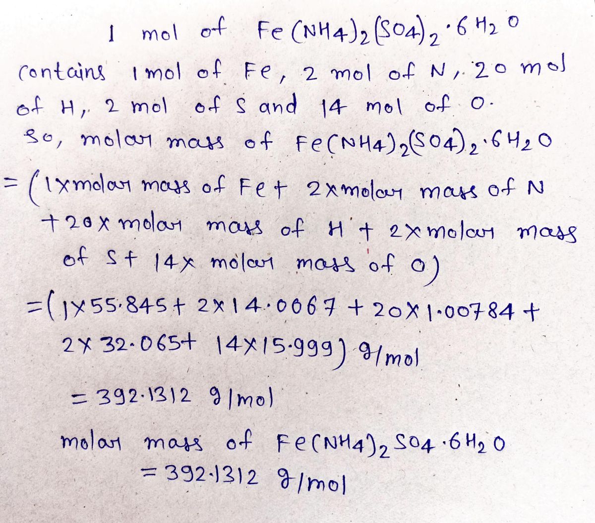 Chemistry homework question answer, step 1, image 1