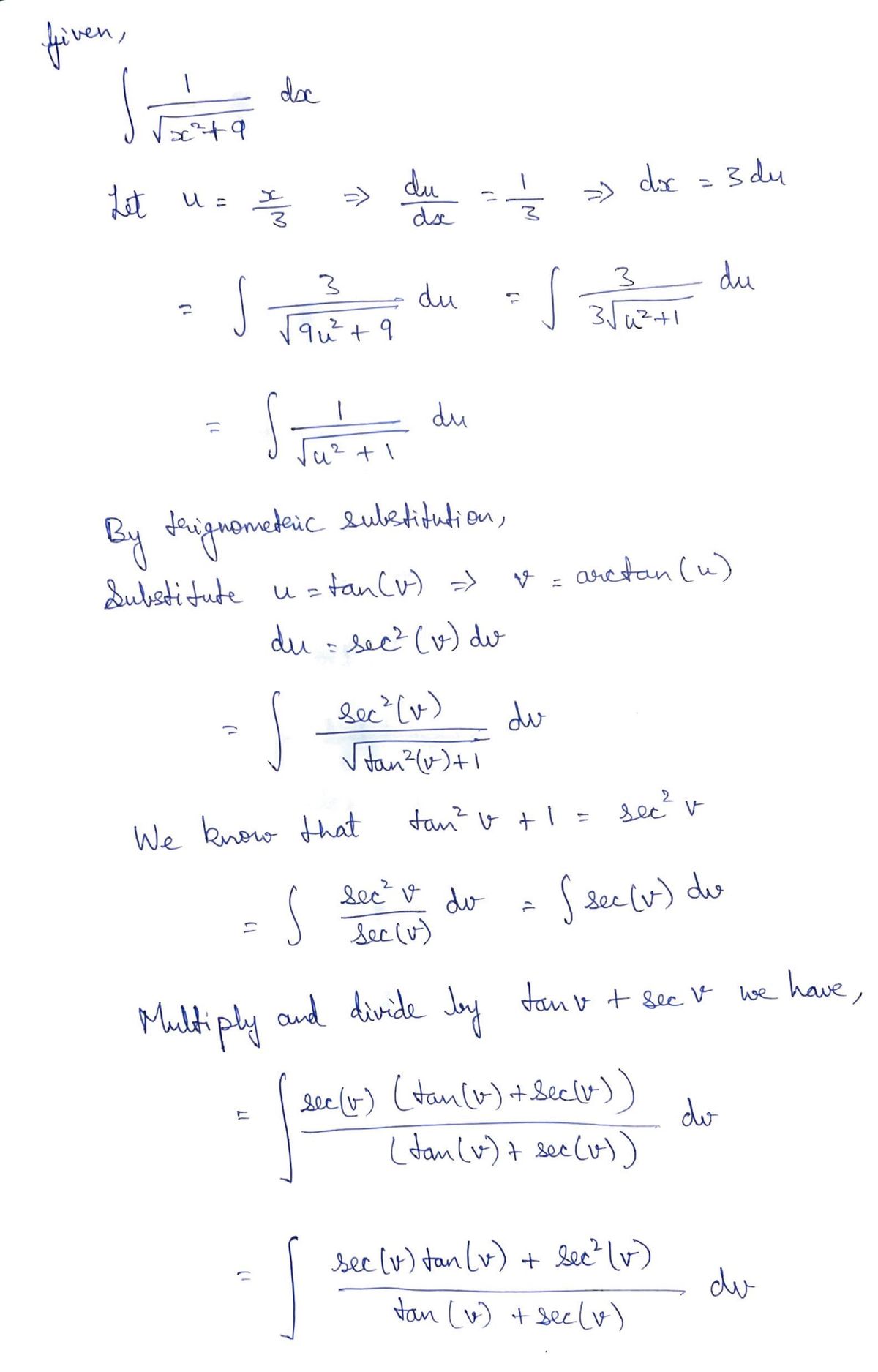 Calculus homework question answer, step 1, image 1