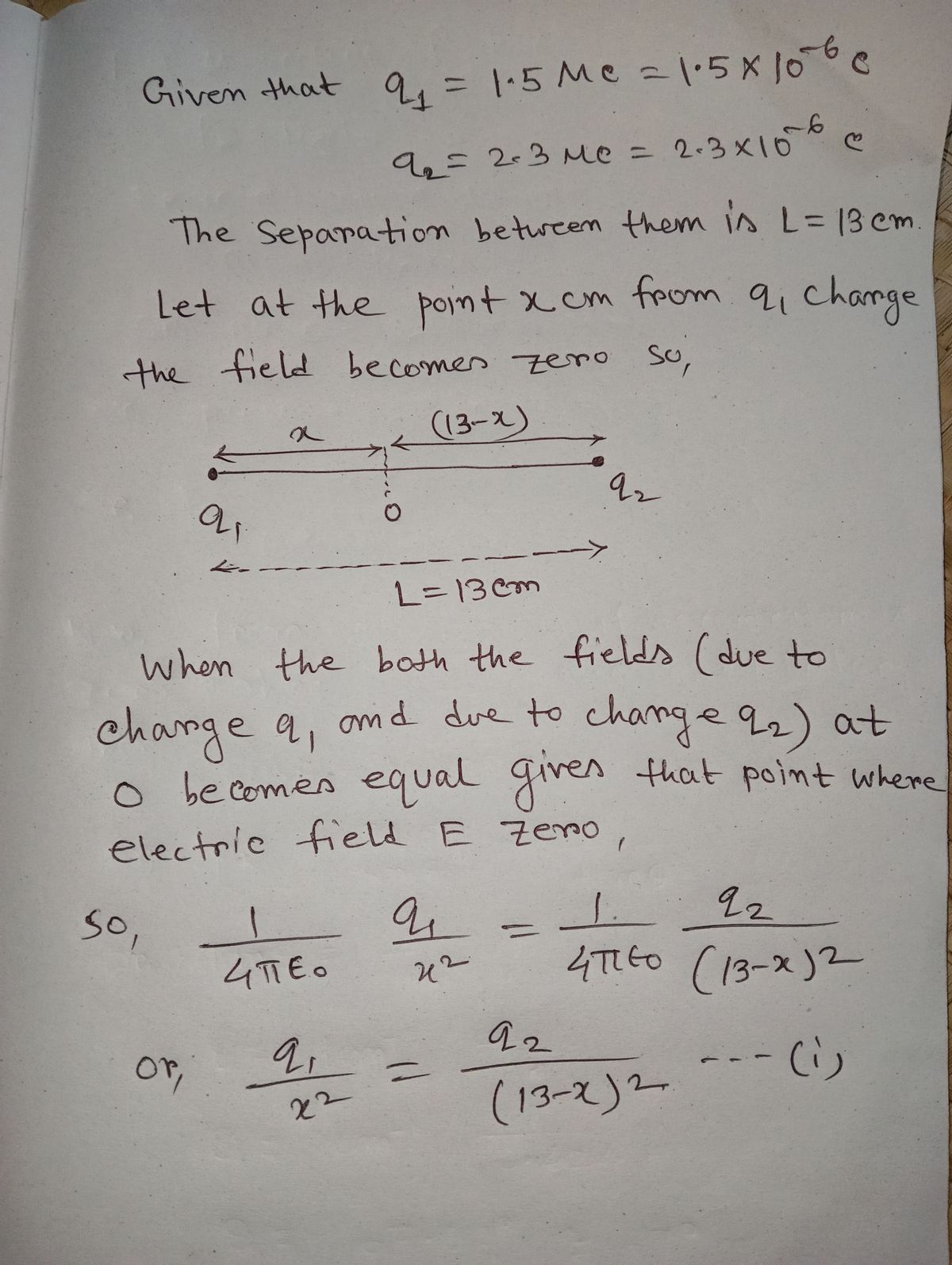 Physics homework question answer, step 1, image 1