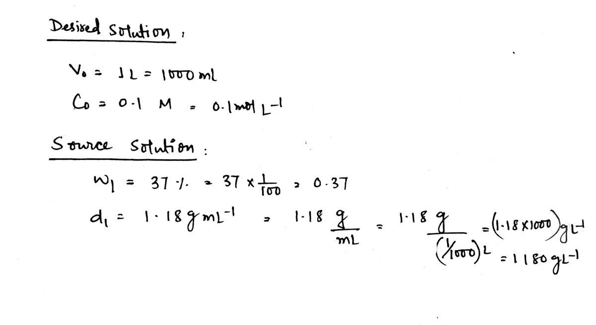 Chemistry homework question answer, step 1, image 1